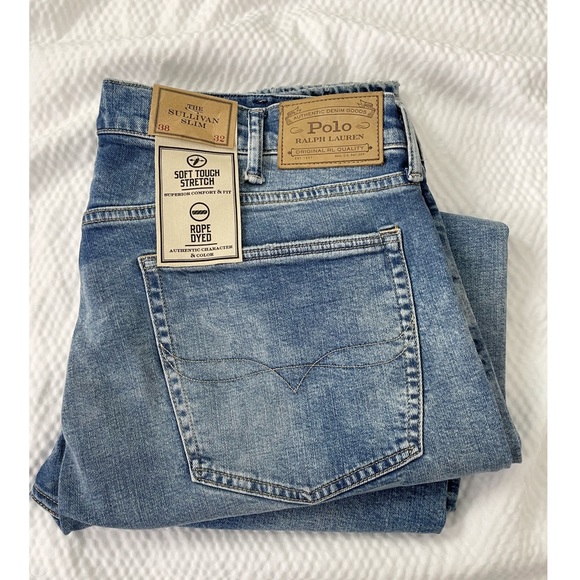 Polo Ralph Lauren Other - Polo Ralph Lauren The Sullivan Slim Soft Stretch Distressed Jeans